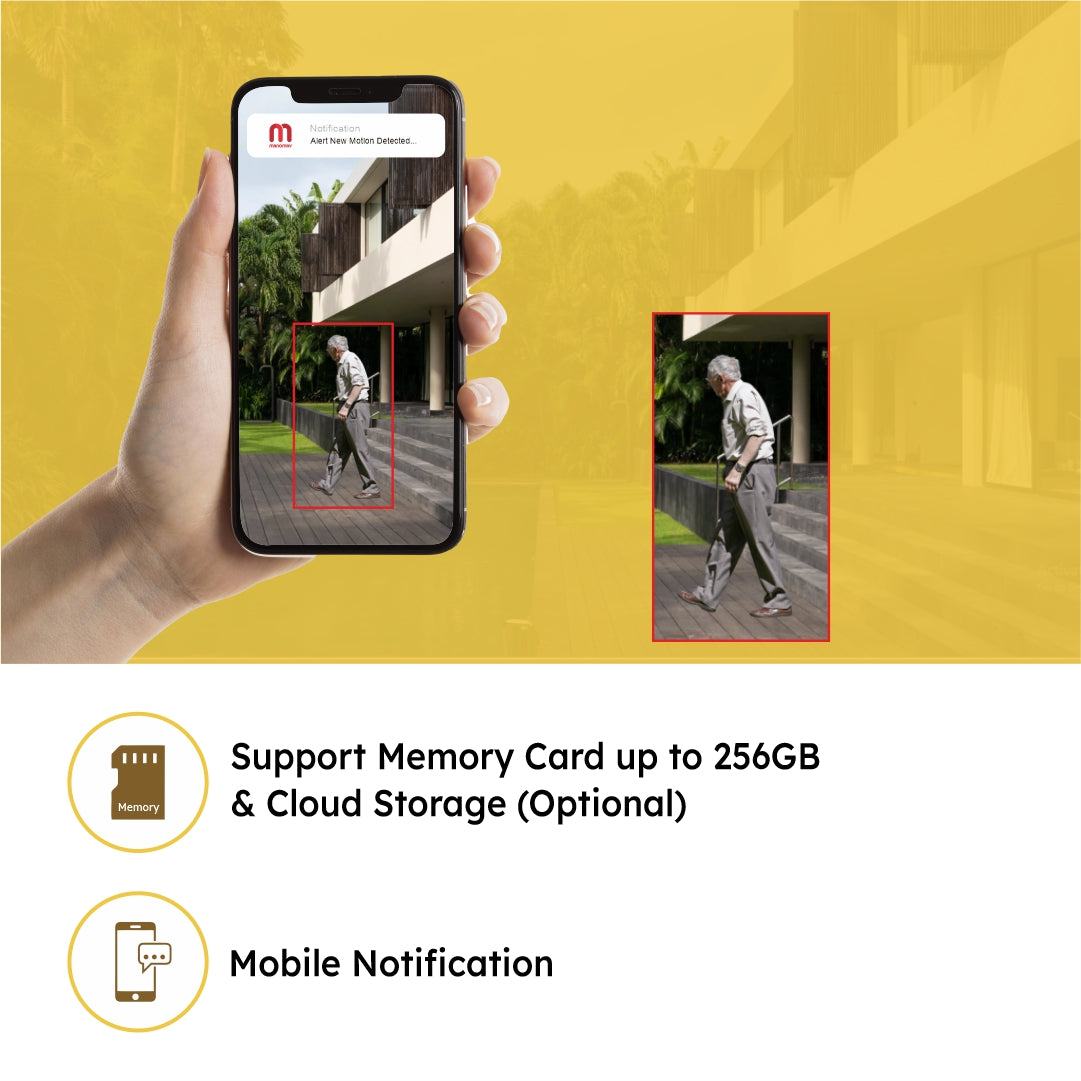 3MP Wi-Fi Protect Bot Pan-Tilt Camera