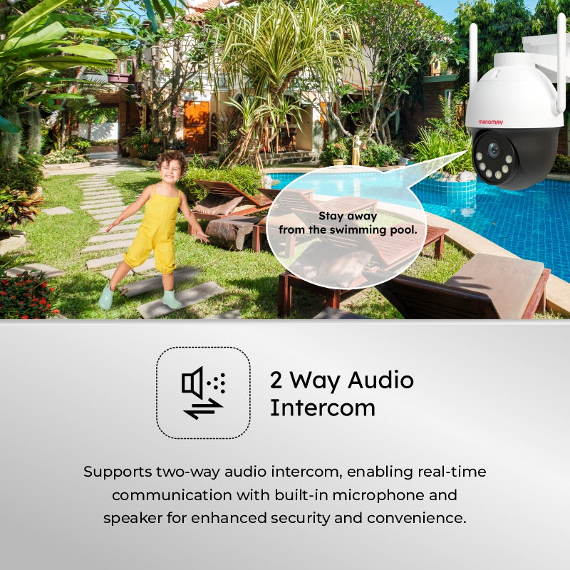 3MP 4G Protect Pro Mini Pan-Tilt Camera