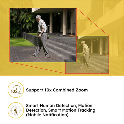 3MP Wi-Fi Protect Bot Pan-Tilt Camera