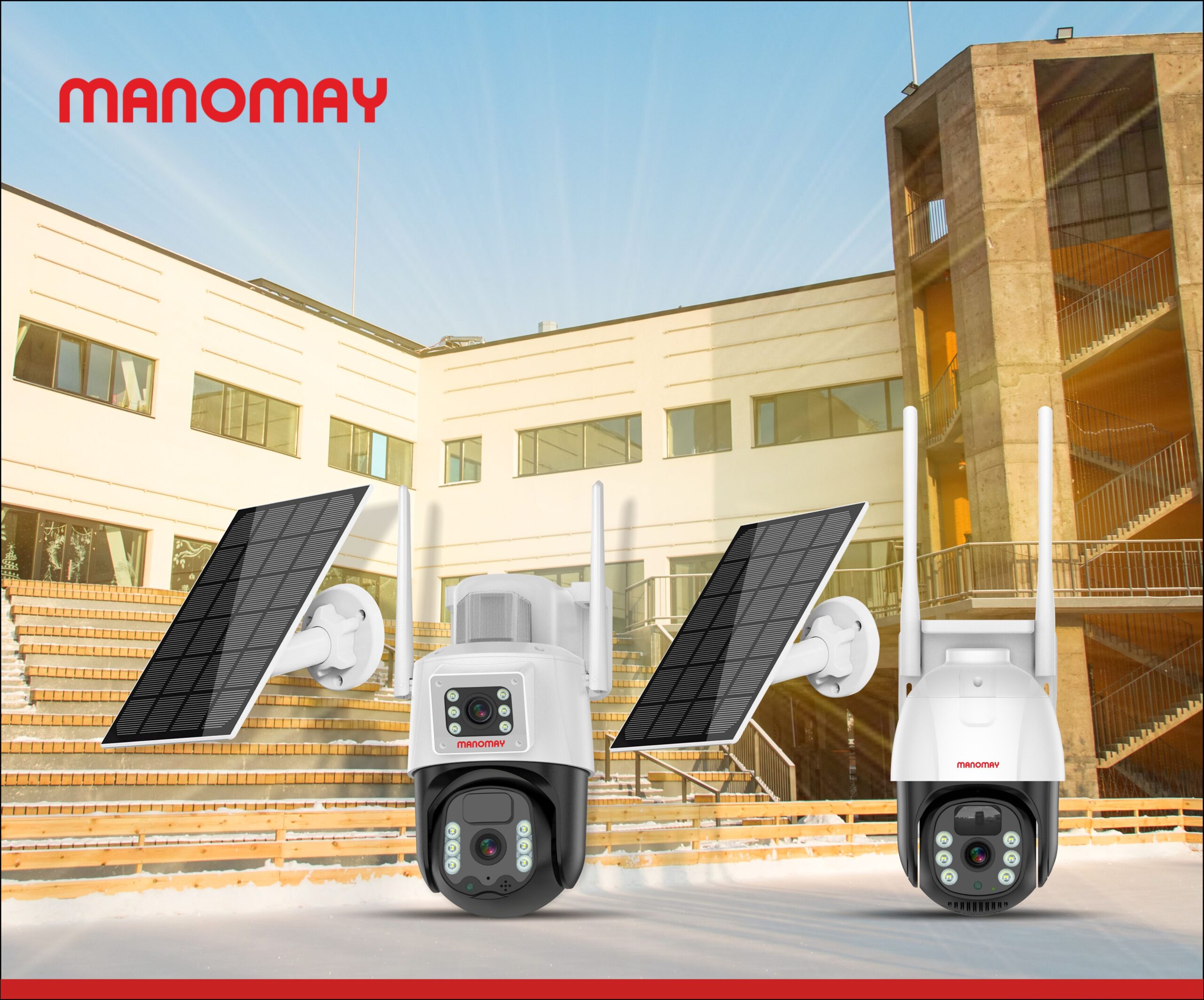 Solar Powered CCTV Camera